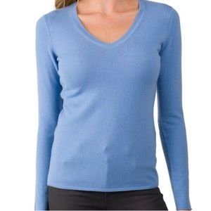 BANANA REPUBLIC. Silk/Cotton thin knit, light sweater. Royal Blue.